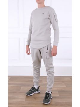 Kinder Sniper Set Grau...