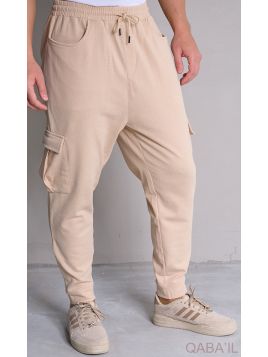 Saroual cargo flex - beige-...