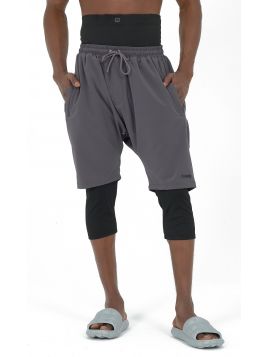 Saroual badeshorts antracit...