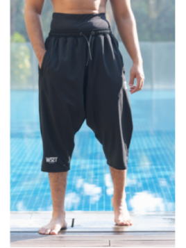 Sarouel de bain long - noir...