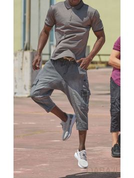 Korte stretch denim broek...