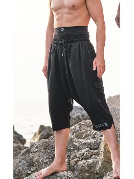 Saroual de baie - Negru -...