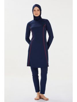 Burkini aus Lycra nachtblau...