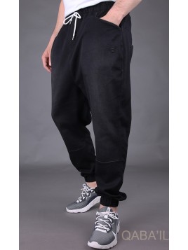 Saroual em ganga elástica -...