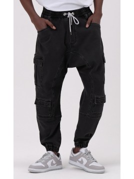 Jeans cargo elasticizzati -...